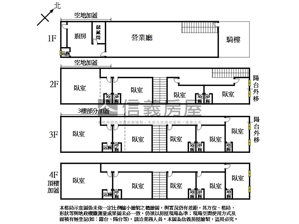 逢甲西屯路上臨路店面房屋室內格局與周邊環境