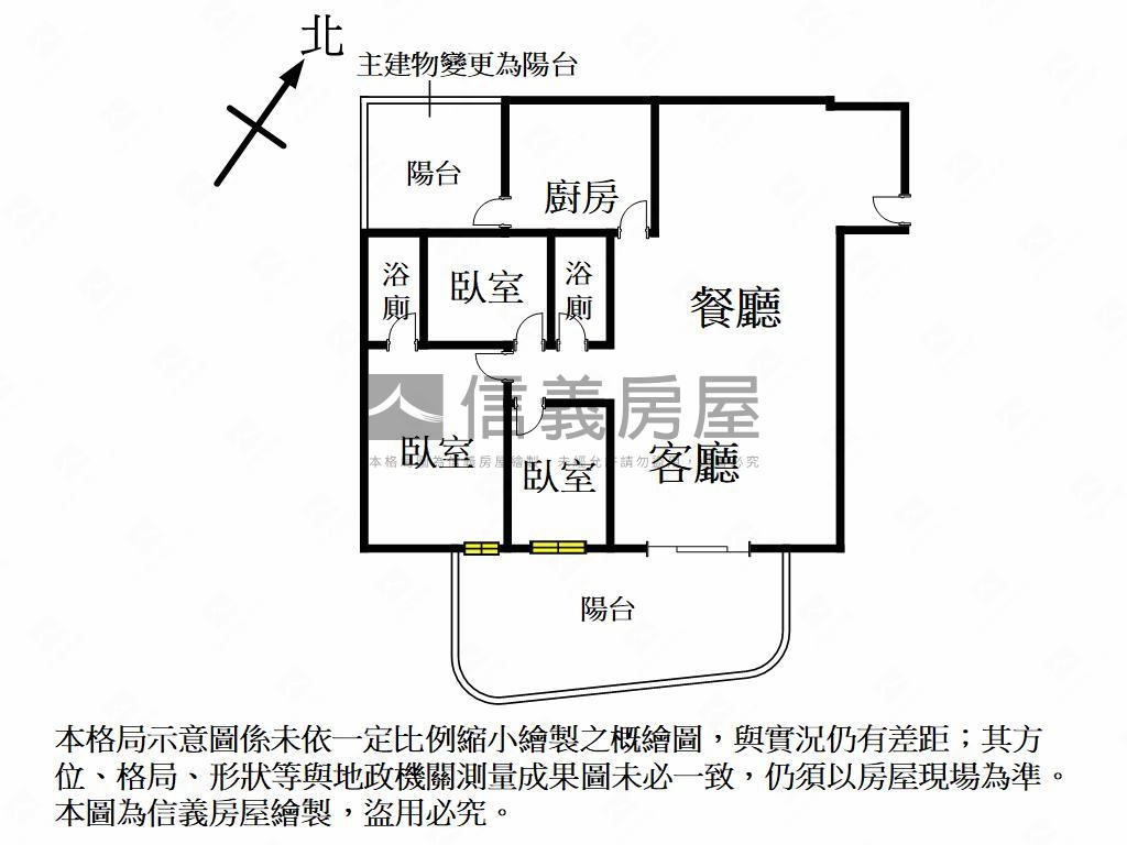 橋科水岸花園朝南三房平車房屋室內格局與周邊環境