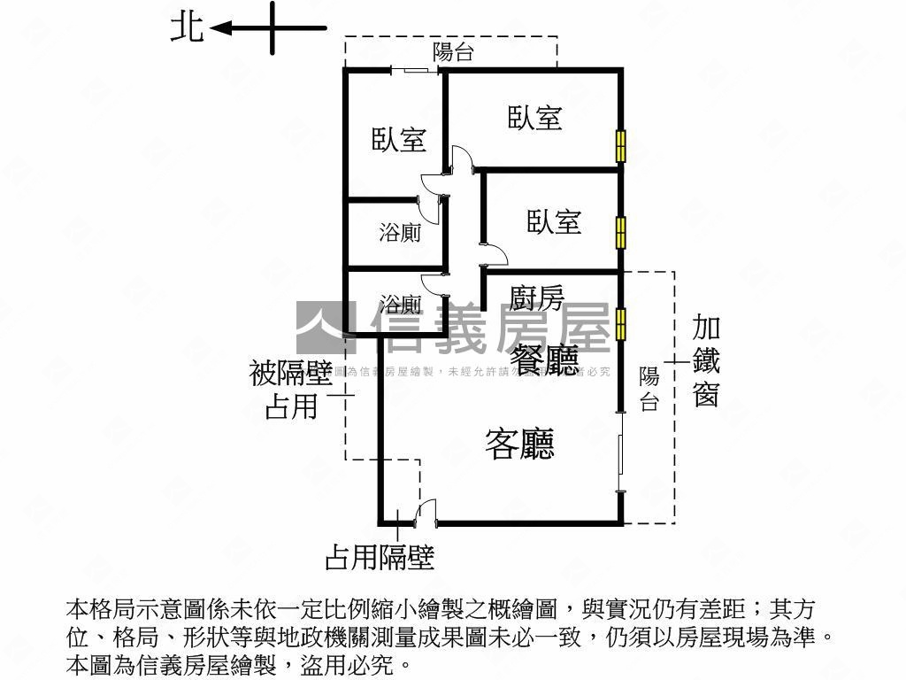 近中國醫首購成家三房房屋室內格局與周邊環境