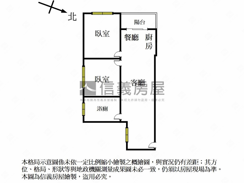 全新河景捷運邊間兩房房屋室內格局與周邊環境