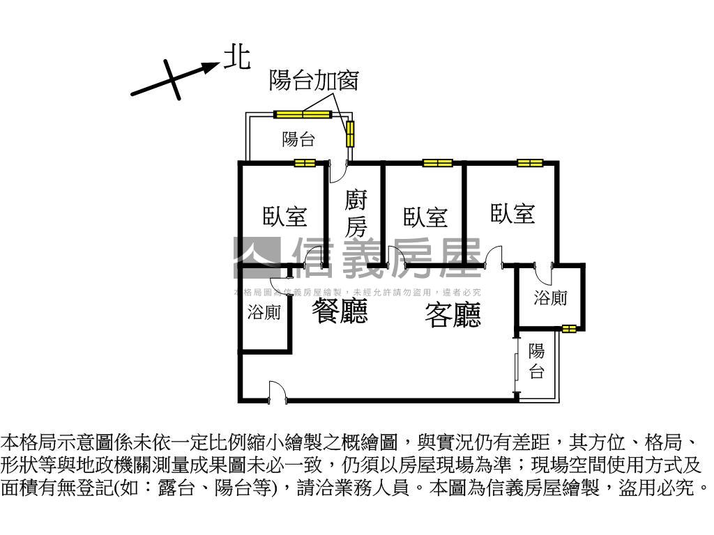 林鼎跨界高樓層三房平車房屋室內格局與周邊環境