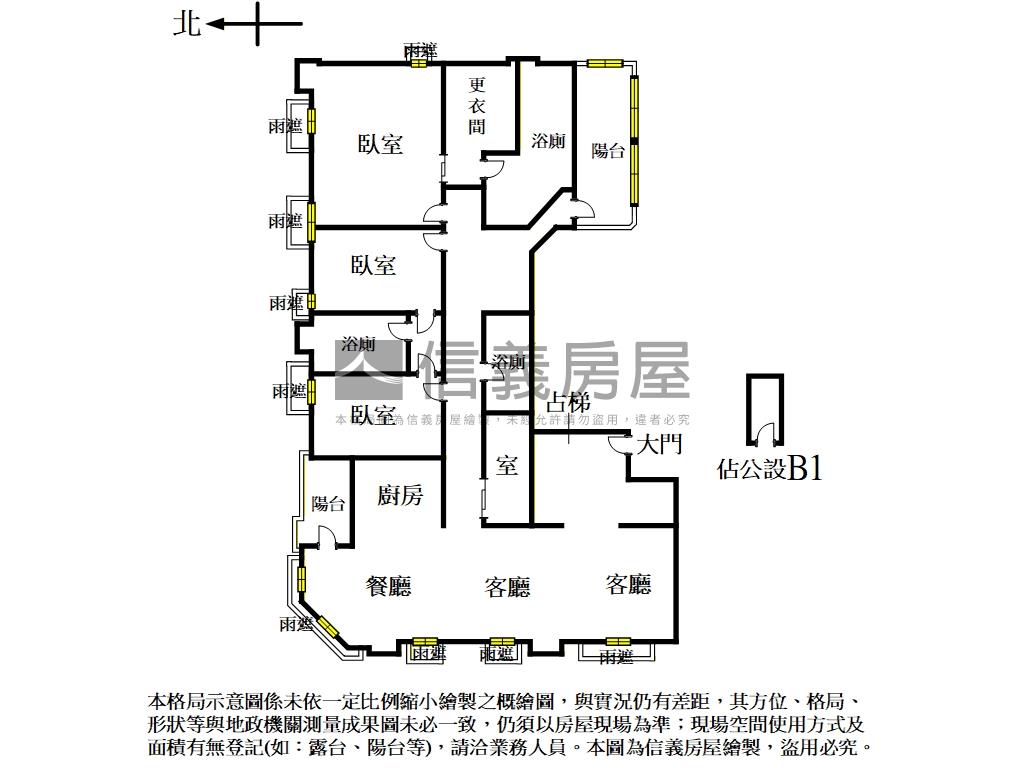 敦年凱旋樹海豪邸房屋室內格局與周邊環境
