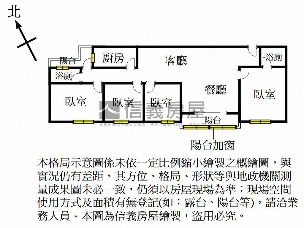 ☆磐石方正四房明亮美廈★房屋室內格局與周邊環境