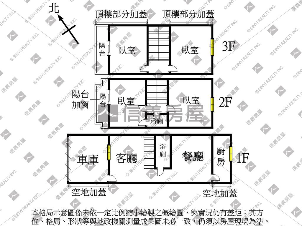 益民商圈旁車庫透天房屋室內格局與周邊環境