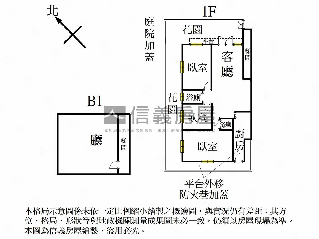 水池裡面錦鯉魚庭院一樓戶房屋室內格局與周邊環境