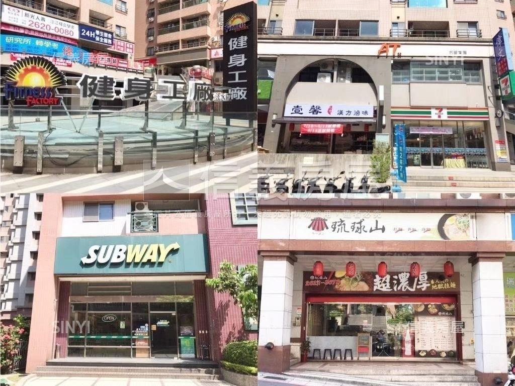 淡江大學順利發發發店面房屋室內格局與周邊環境