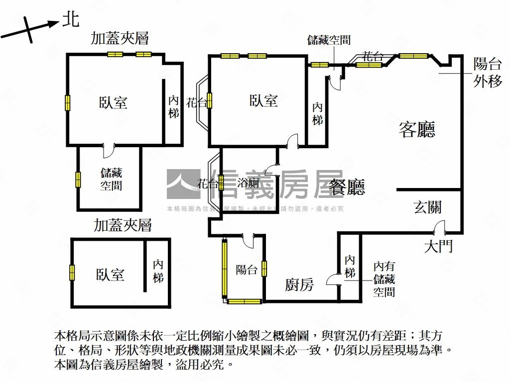 專任山水挑高邊間精美宅房屋室內格局與周邊環境