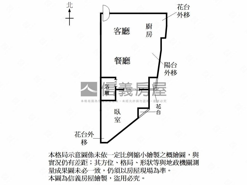 大橋一街大空間美套房屋室內格局與周邊環境