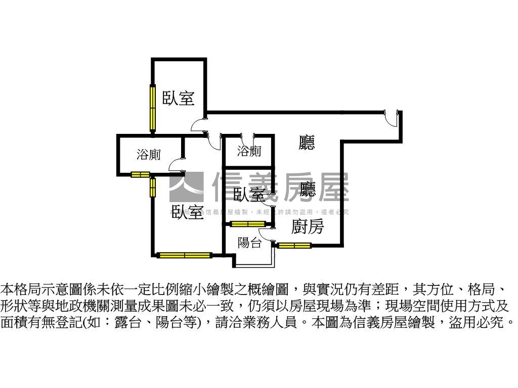 潤隆鉑悅朝南三房平車房屋室內格局與周邊環境