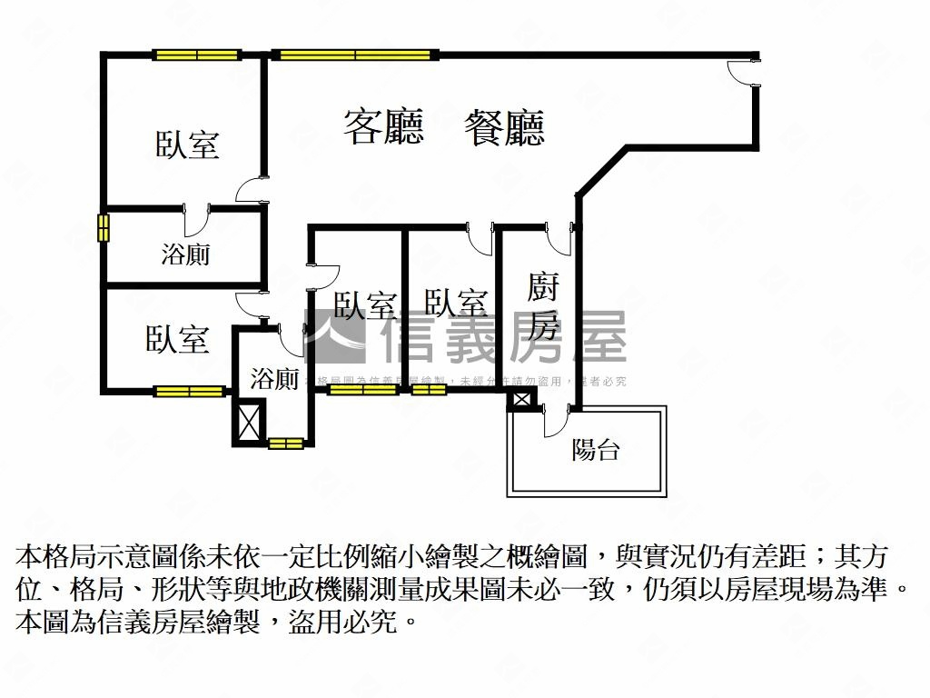 帝景擎天高樓河景４房車位房屋室內格局與周邊環境