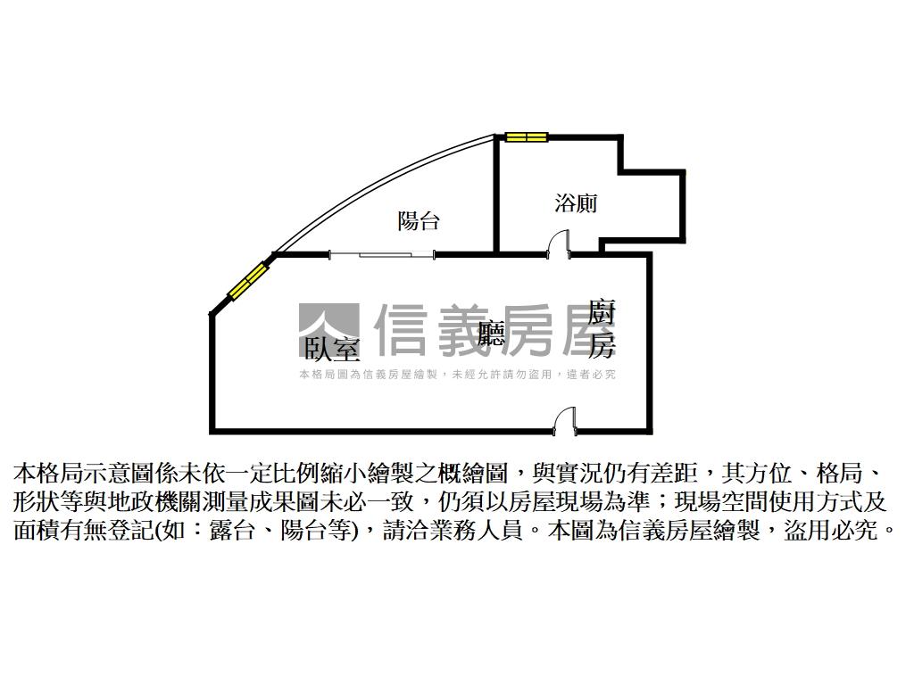 小資套房全新落成房屋室內格局與周邊環境