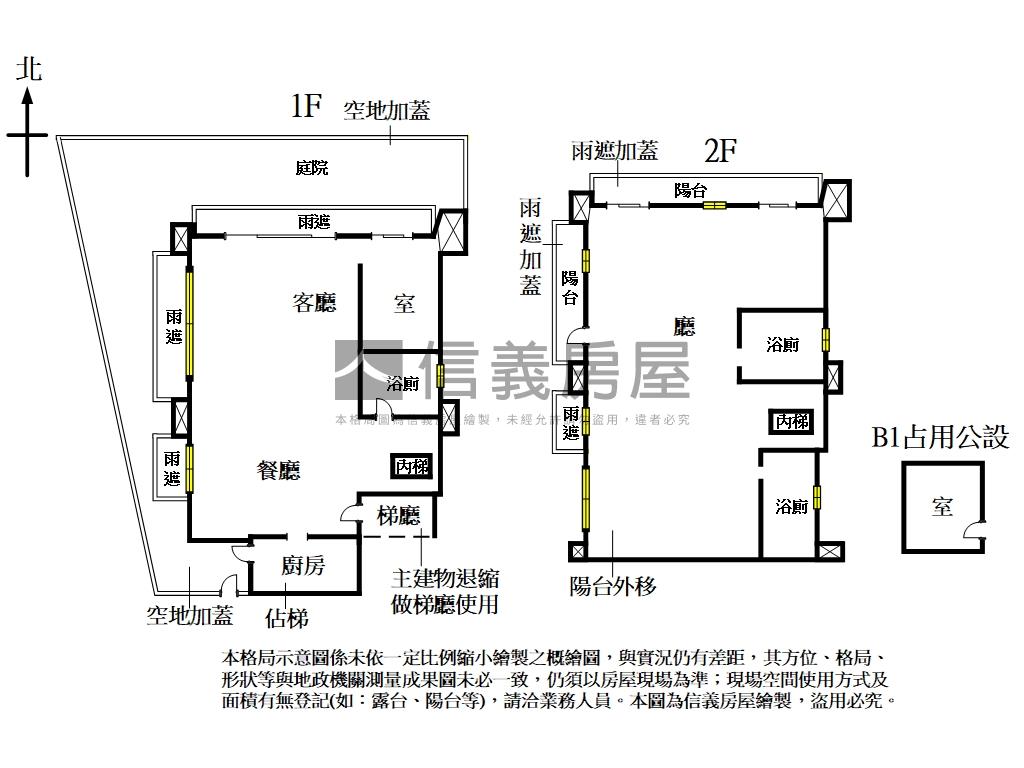 【別莊】一樓停車便利庭院房屋室內格局與周邊環境