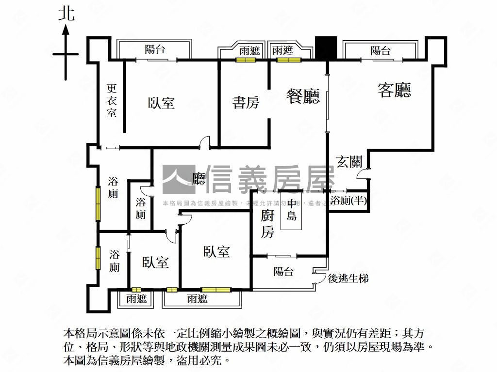 中正豪園採光明亮美宅房屋室內格局與周邊環境