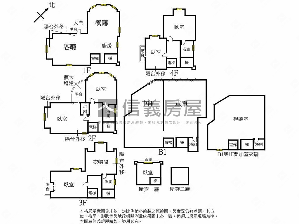 涵碧園電梯別墅名邸房屋室內格局與周邊環境