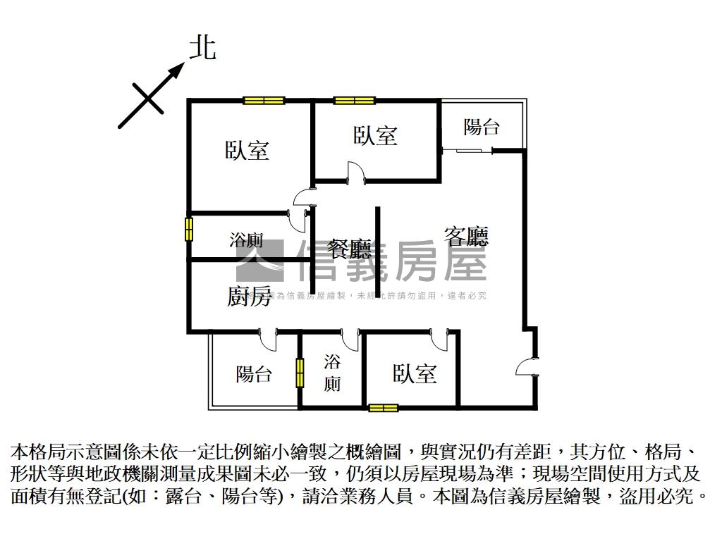 昇陽新屋６Ａ美妝３房房屋室內格局與周邊環境