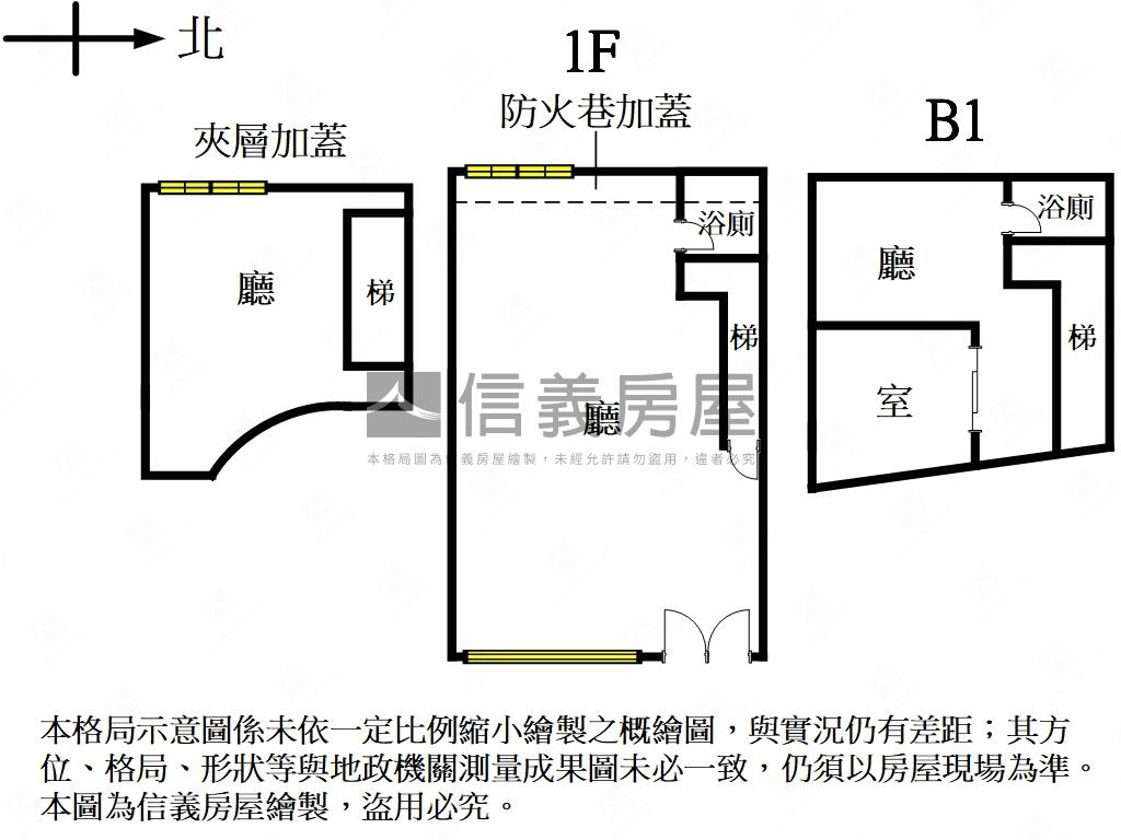 文采街首排角間房屋室內格局與周邊環境
