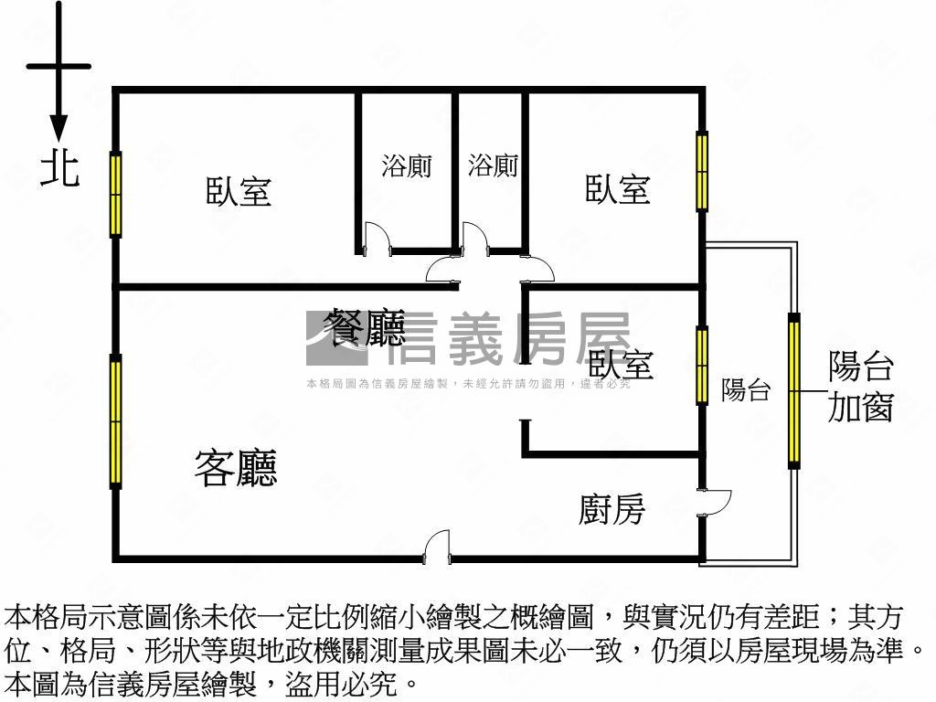 近惠文國小太子龍三房平車房屋室內格局與周邊環境