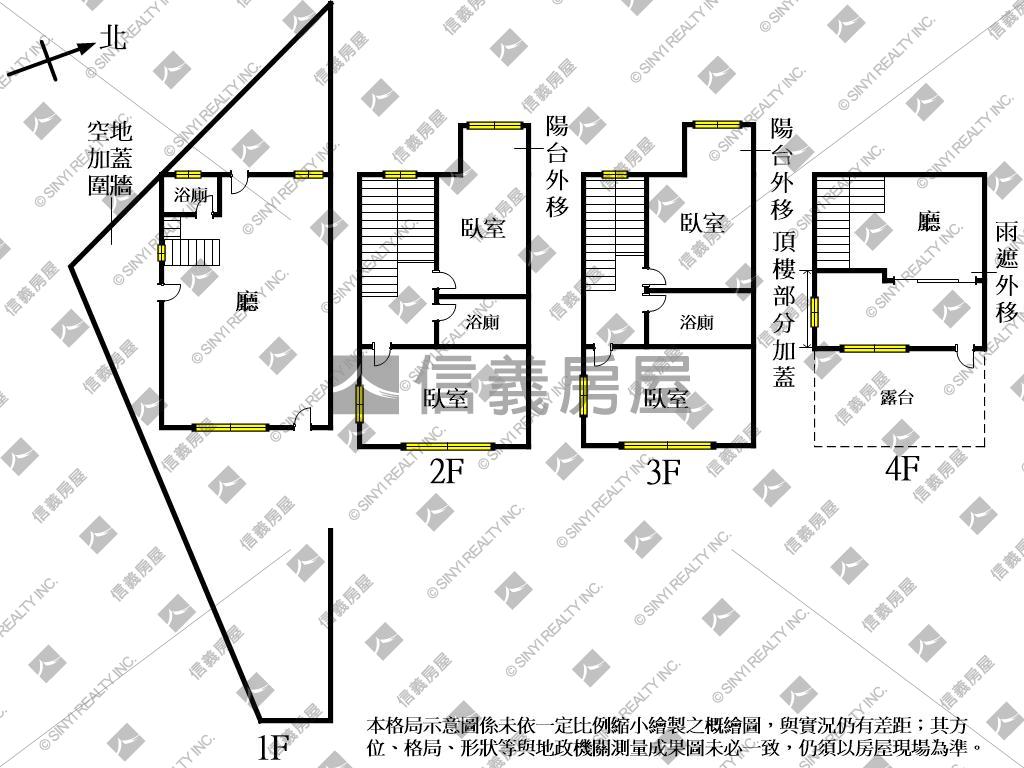 近古蹟學區鹿港別墅透天Ａ房屋室內格局與周邊環境