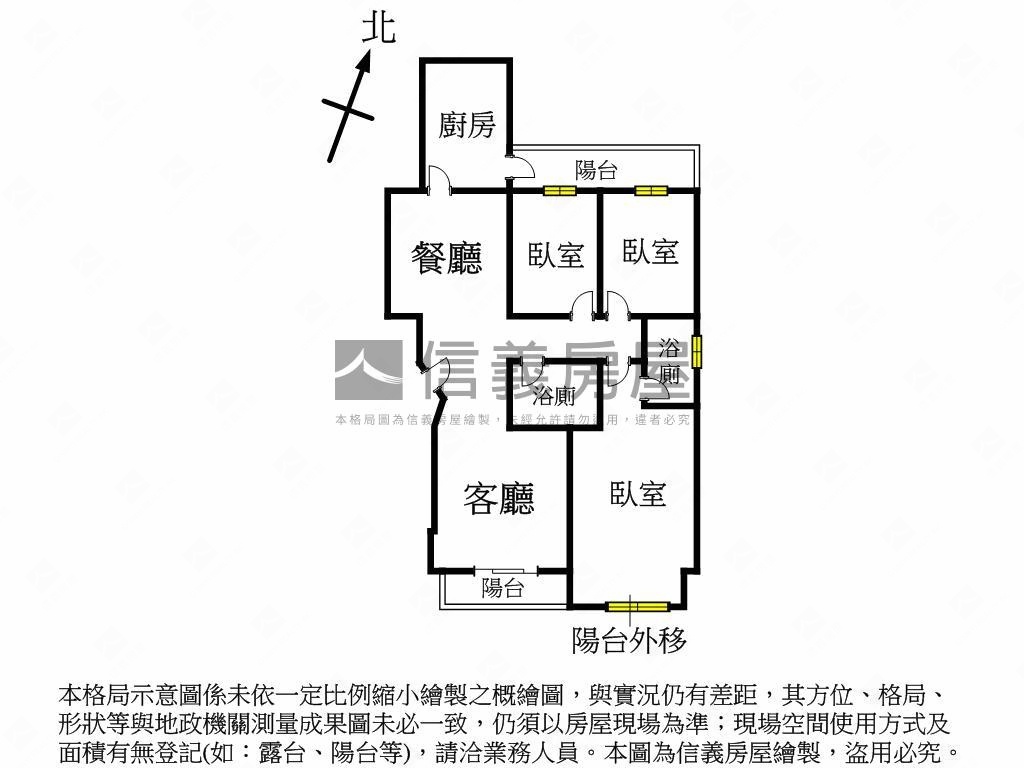 無障礙推薦☆３房房屋室內格局與周邊環境
