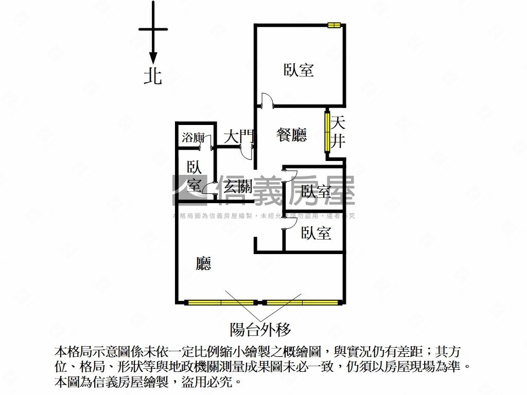 雙子星電梯住辦大空間房屋室內格局與周邊環境