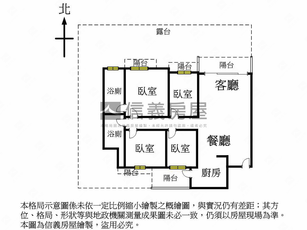 興大賦雙平車大大露台戶房屋室內格局與周邊環境