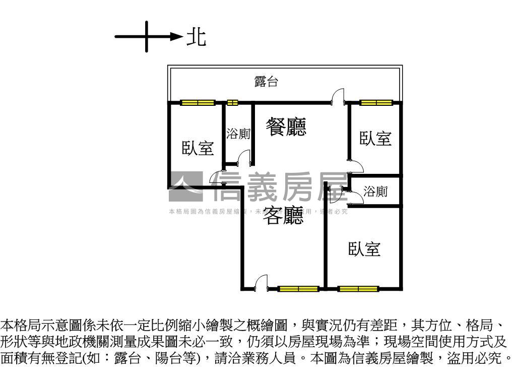 專委;亞歷山大|三房平移房屋室內格局與周邊環境