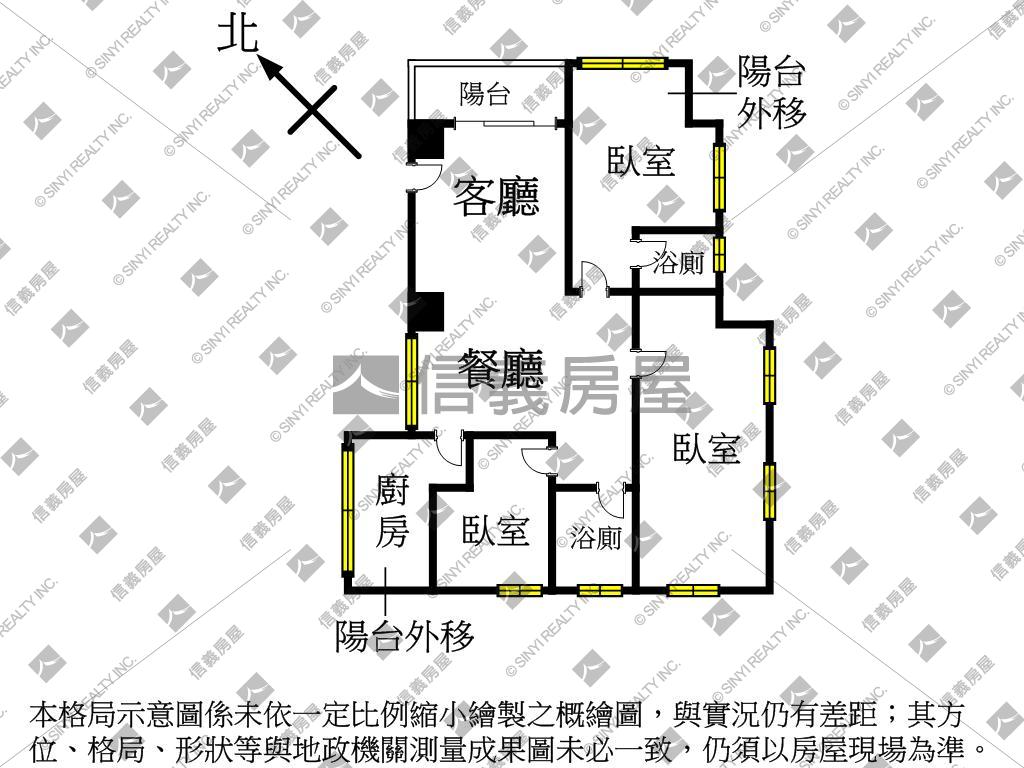 逢甲新象三房車位房屋室內格局與周邊環境