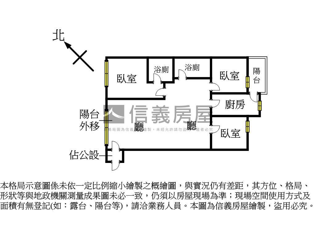 河岸景觀優美大廈房屋室內格局與周邊環境