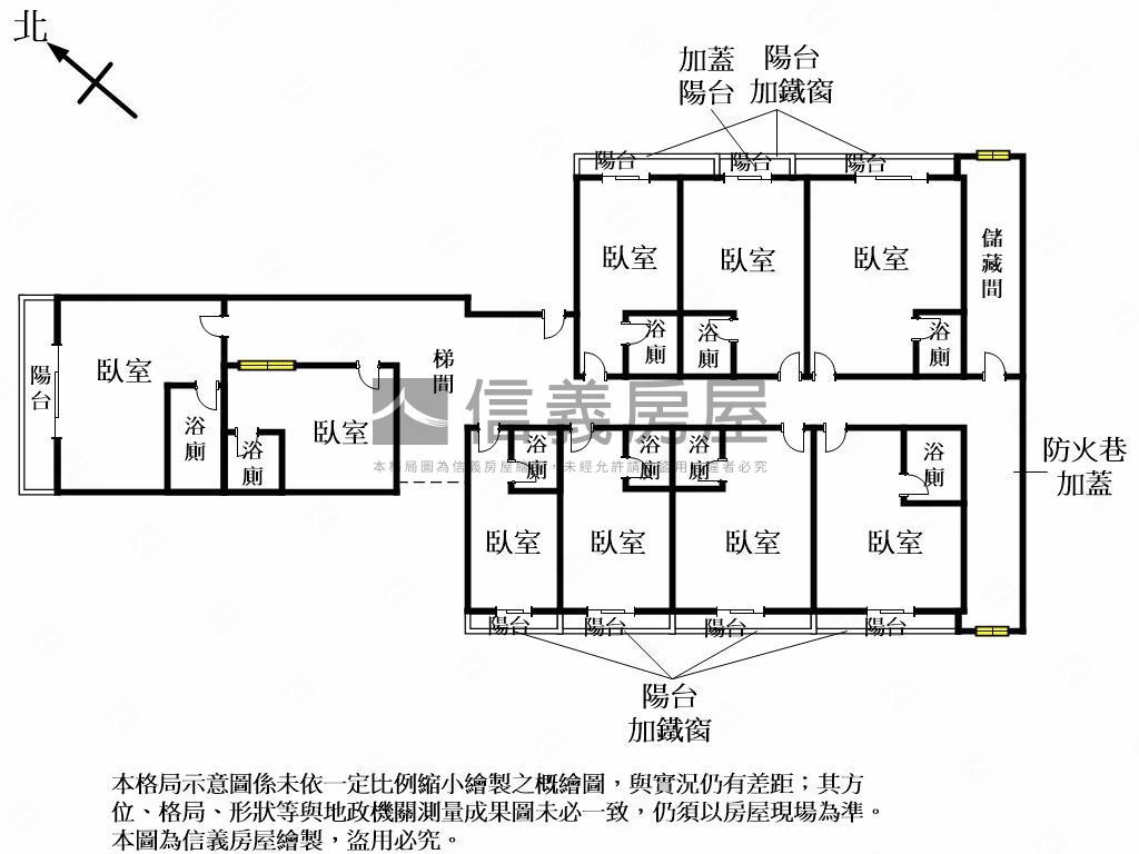 中區收租套房二樓房屋室內格局與周邊環境