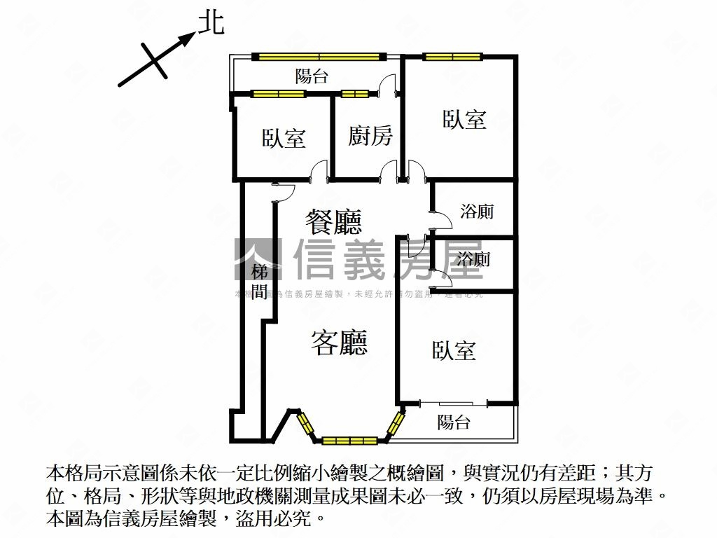 甲桂林方正美裝三房房屋室內格局與周邊環境