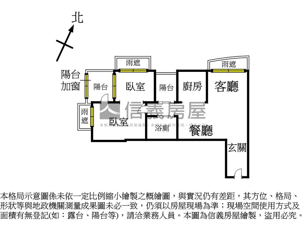 北側重劃景觀２房車位房屋室內格局與周邊環境