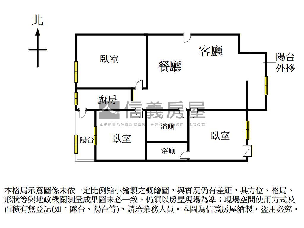 近機捷好市多全室裝潢三房房屋室內格局與周邊環境