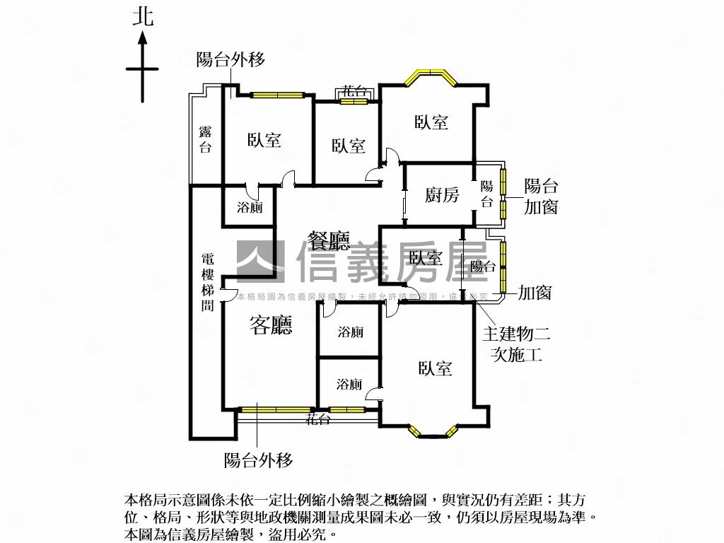 專任委託大直香檳房屋室內格局與周邊環境