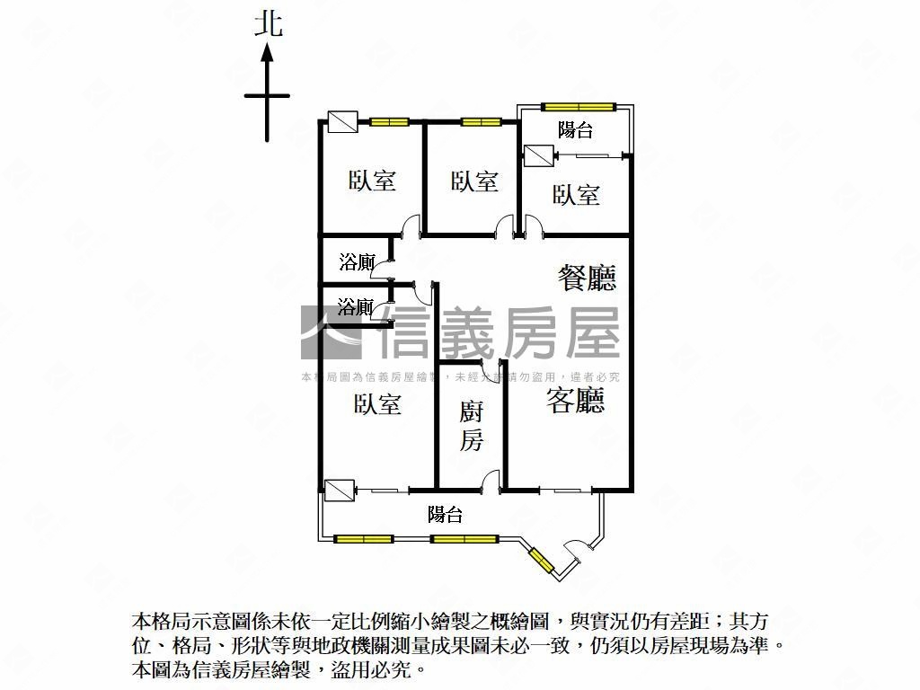 黎明向上商圈首選四房房屋室內格局與周邊環境