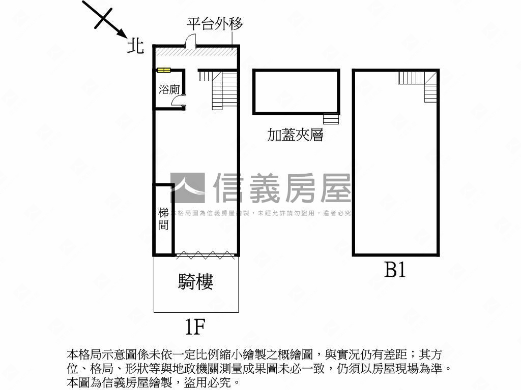 信義路黃金店面房屋室內格局與周邊環境