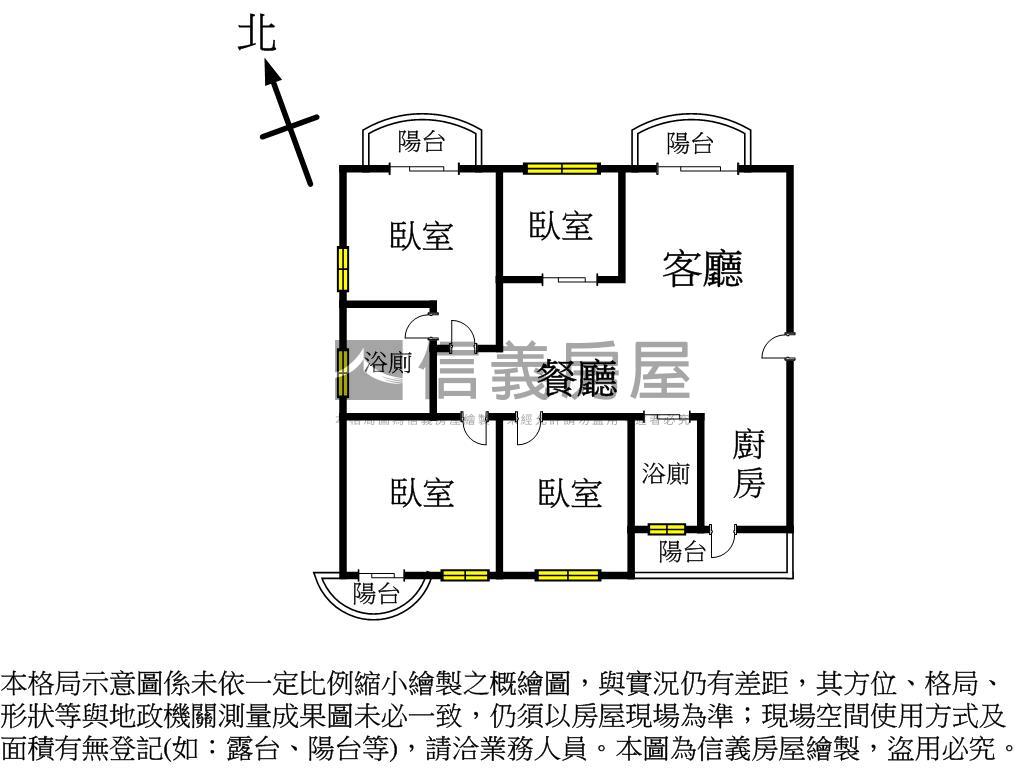 冠東方邊間四房雙車位房屋室內格局與周邊環境