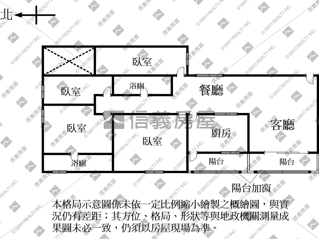 仁愛路四段電梯四房房屋室內格局與周邊環境