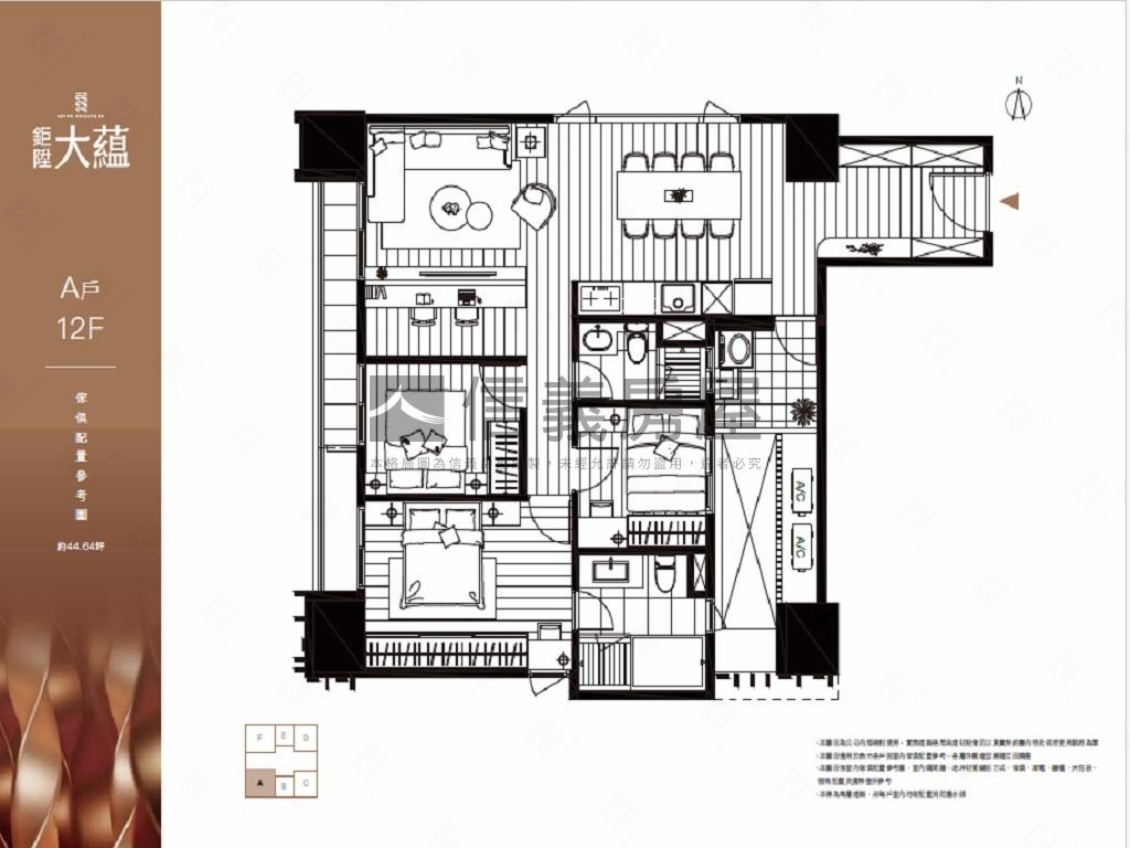 鉅陞大藴房屋室內格局與周邊環境