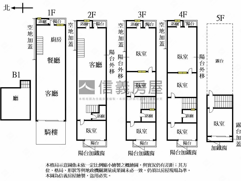 西區霸氣五層樓透天房屋室內格局與周邊環境