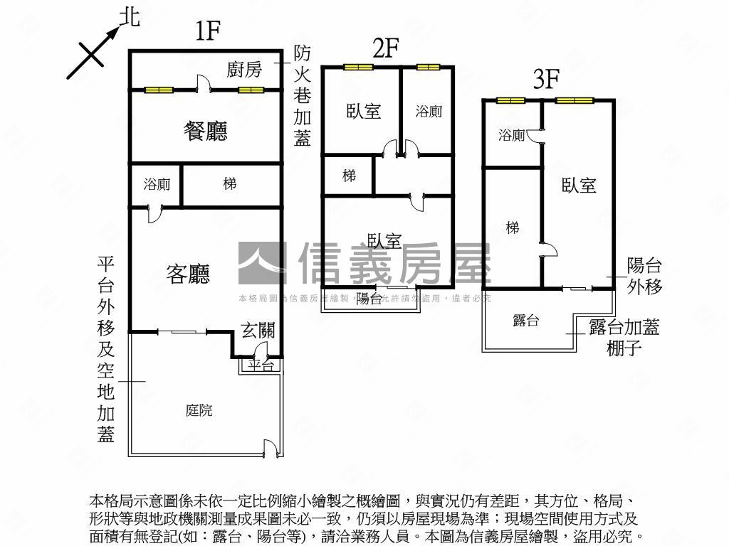 小城僑義巷寬舒適庭院透天房屋室內格局與周邊環境