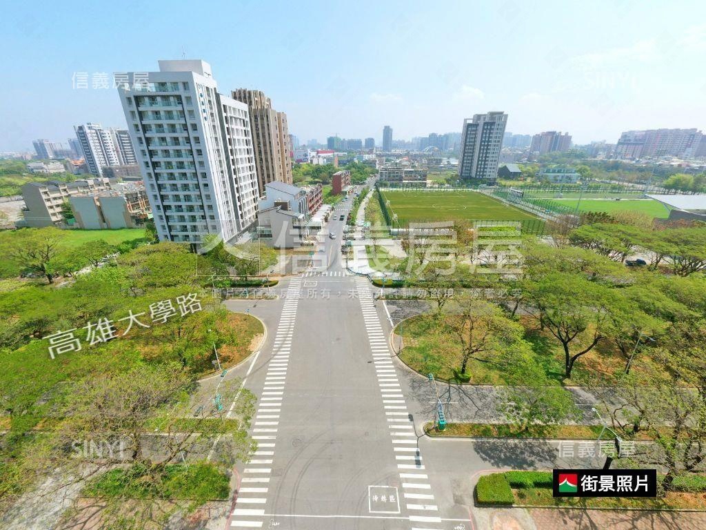 楠梓三面臨路面寬三角窗地房屋室內格局與周邊環境
