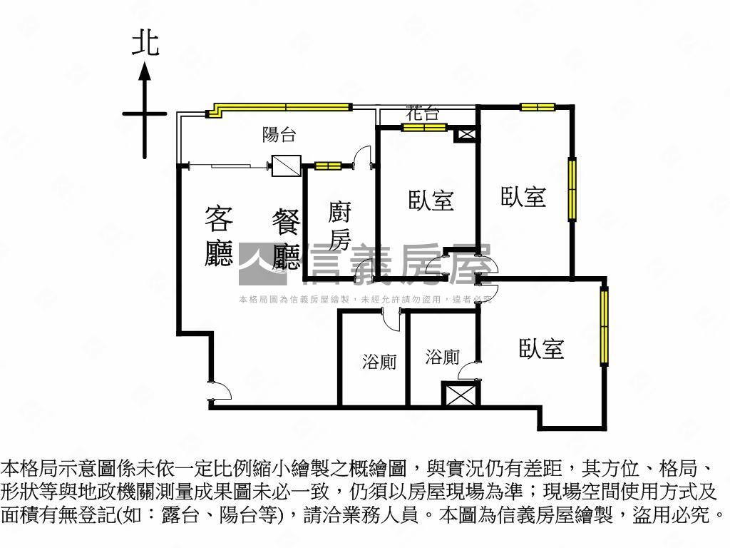 力霸曠世豪景３房車位房屋室內格局與周邊環境