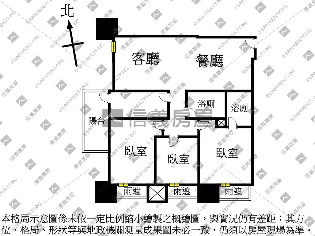 亞東通訊園區旁景觀三房房屋室內格局與周邊環境