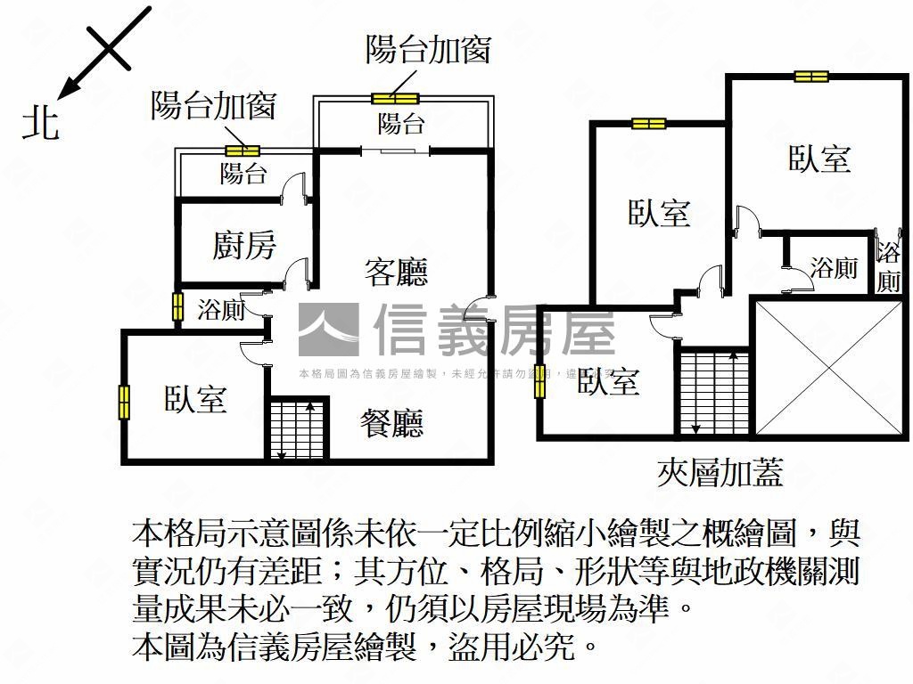 高樓視野四房（含加蓋３房房屋室內格局與周邊環境