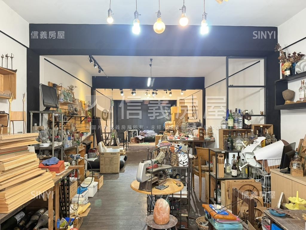 美術園道旁設計風店面房屋室內格局與周邊環境