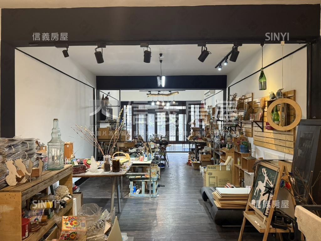 美術園道旁設計風店面房屋室內格局與周邊環境