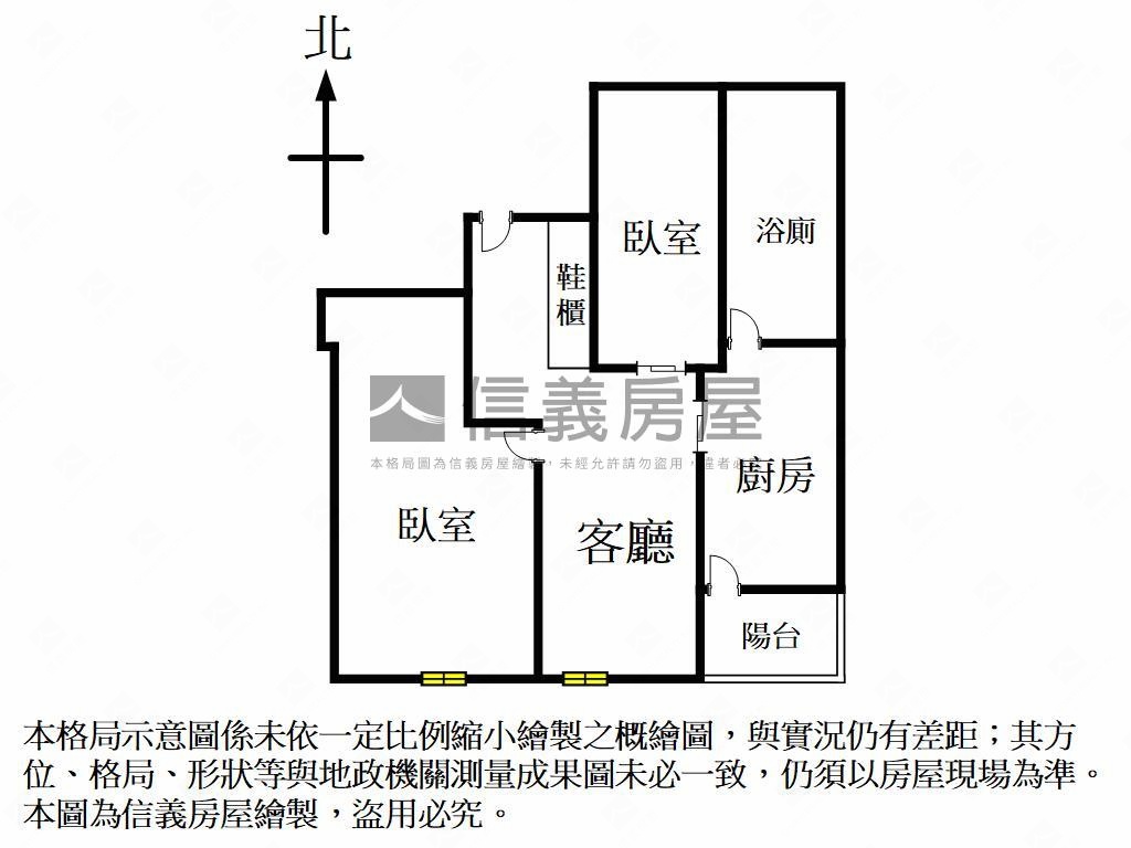 夢皇家精美２房房屋室內格局與周邊環境