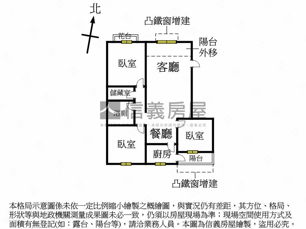 專任台北京城方正三房●品房屋室內格局與周邊環境