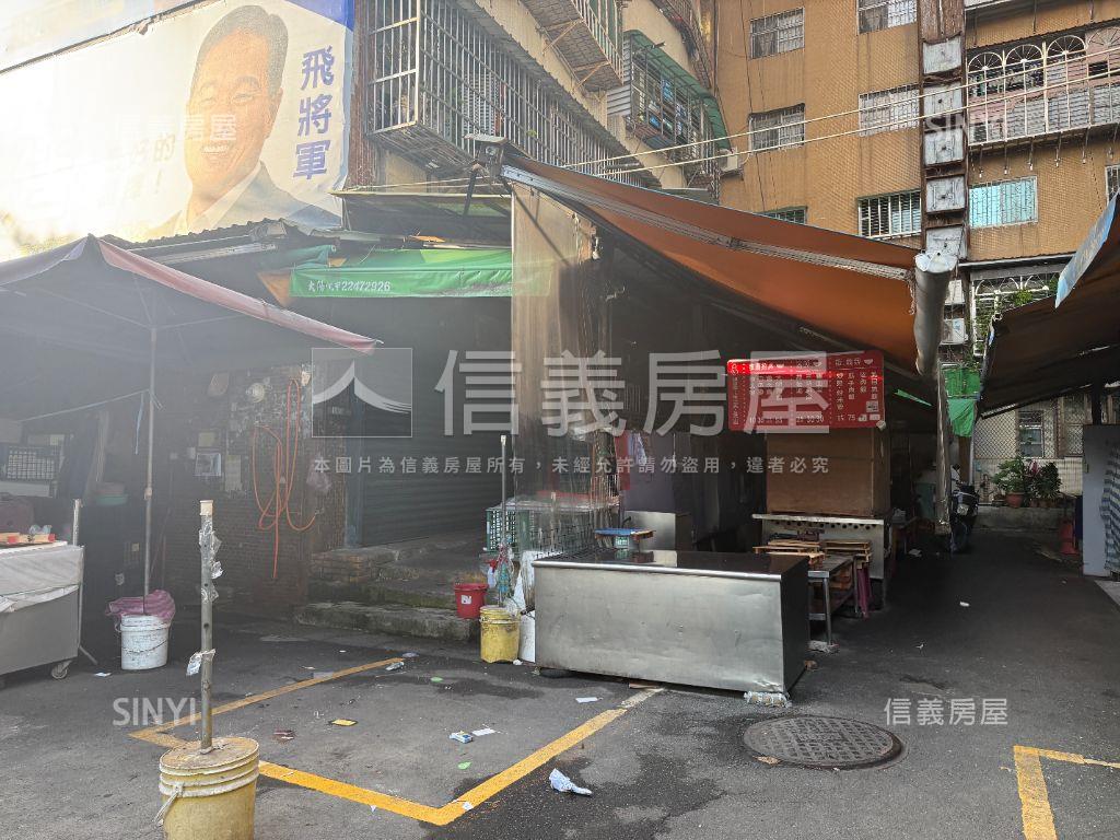 青年公園市場邊間金店面房屋室內格局與周邊環境