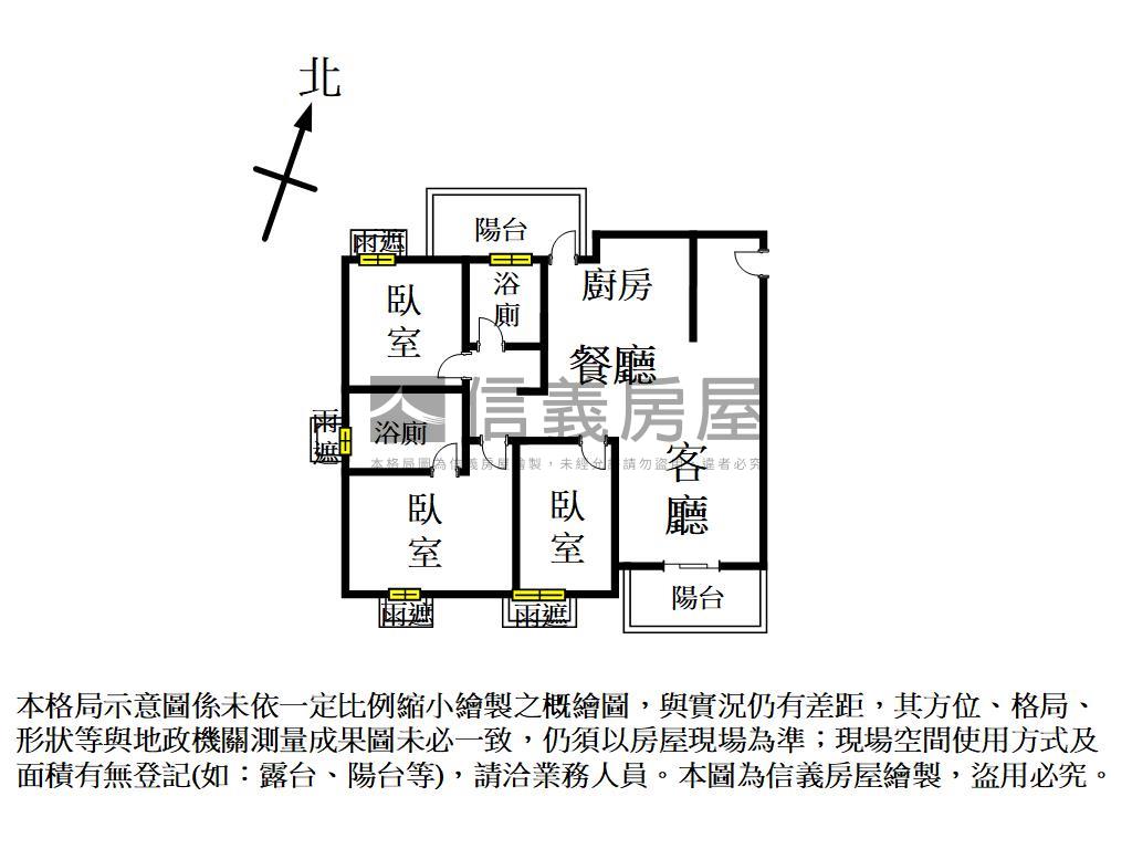 ［總太春上］視野三房平車房屋室內格局與周邊環境